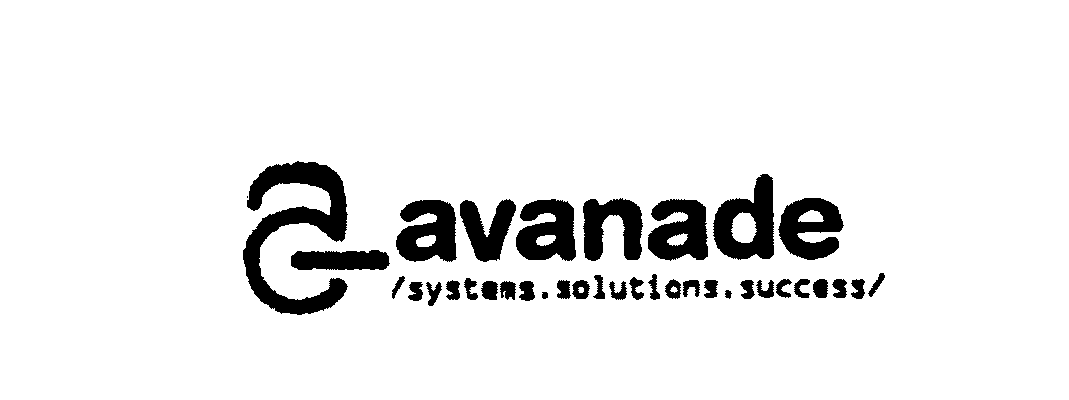  A AVANADE/SYSTEMS.SOLUTIONS.SUCCESS/