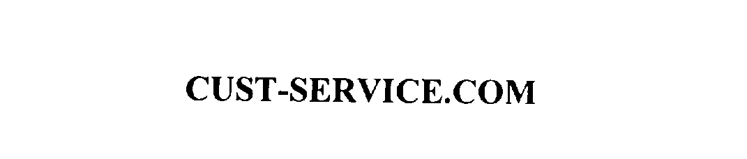 Trademark Logo CUST-SERVICE.COM