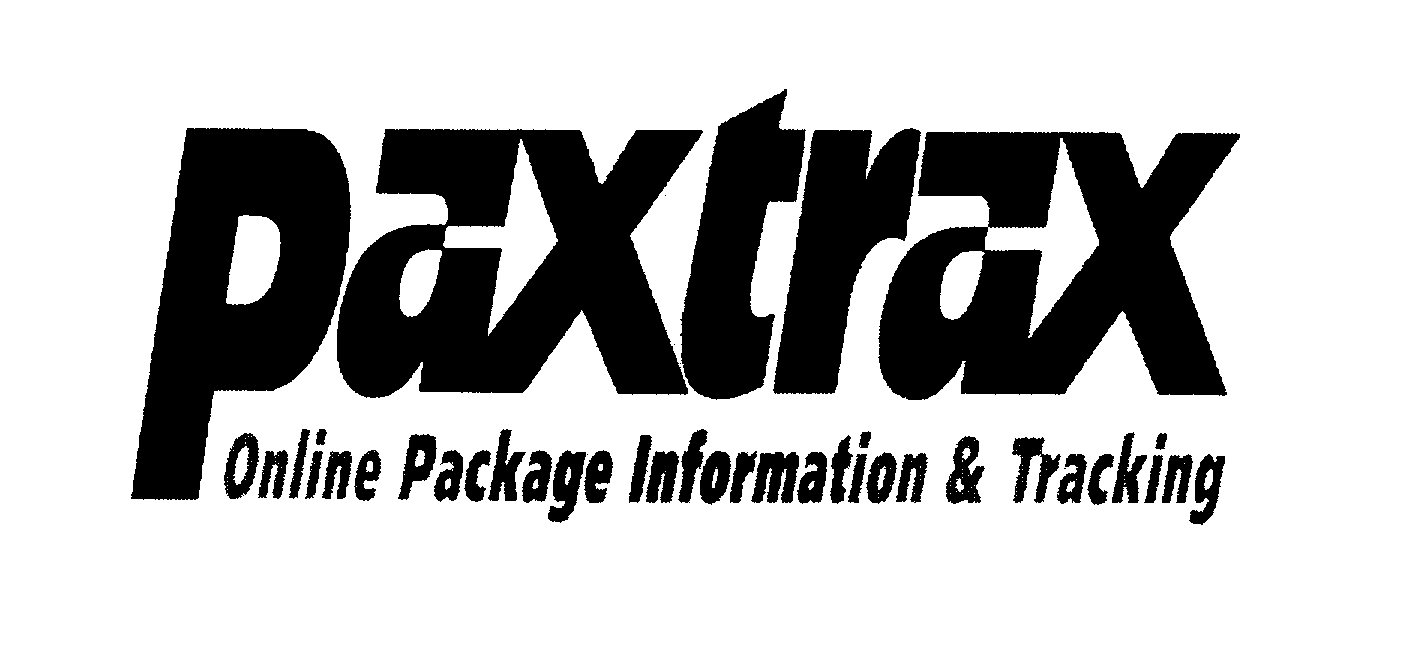 Trademark Logo PAXTRAX ONLINE PACKAGE INFORMATION & TRACKING