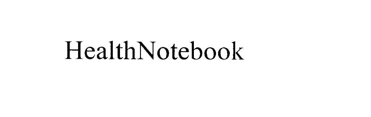  HEALTHNOTEBOOK