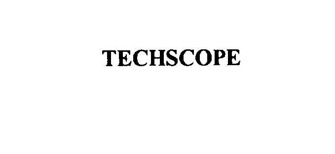 Trademark Logo TECHSCOPE