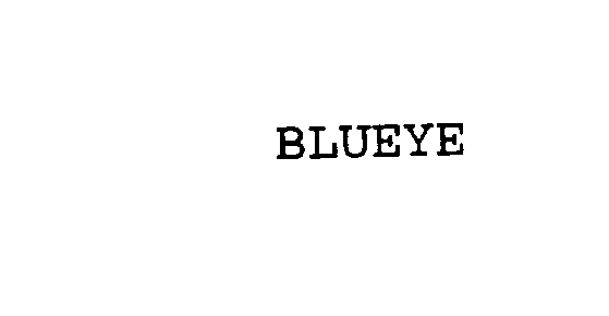 Trademark Logo BLUEYE