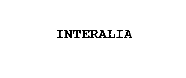  INTERALIA