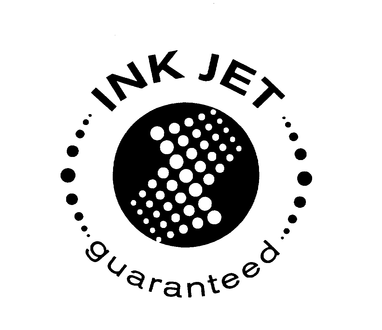 Trademark Logo INK JET GUARANTEED