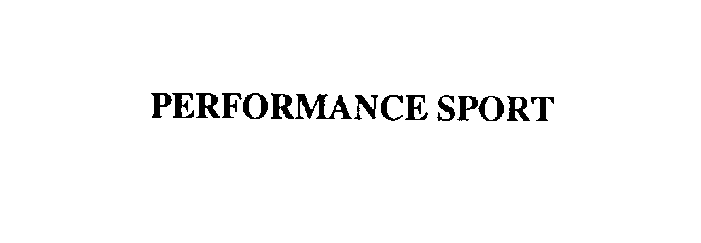  PERFORMANCE SPORT