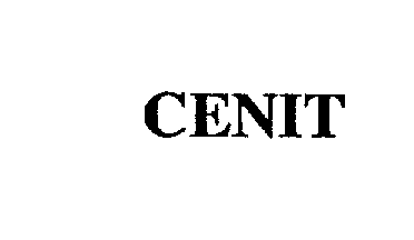 Trademark Logo CENIT