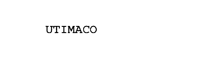 Trademark Logo UTIMACO