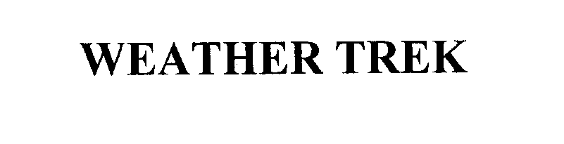 Trademark Logo WEATHER TREK