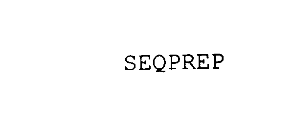 Trademark Logo SEQPREP