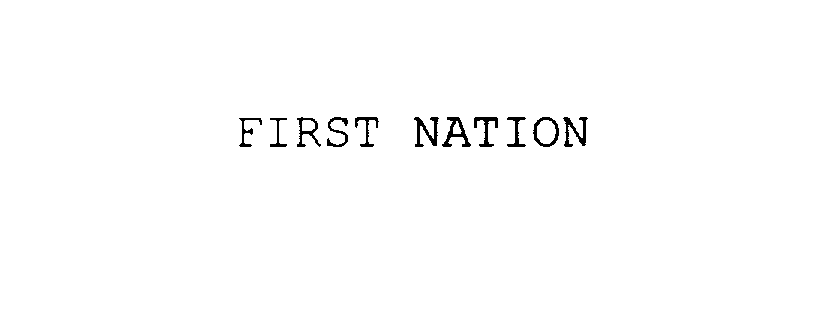  FIRST NATION