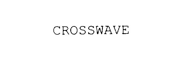 CROSSWAVE