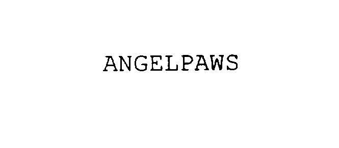 Trademark Logo ANGELPAWS