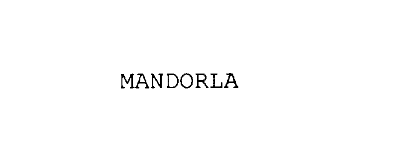 Trademark Logo MANDORLA