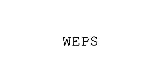 Trademark Logo WEPS