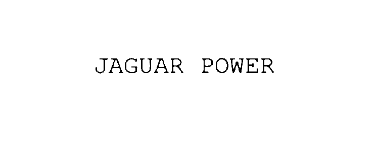  JAGUAR POWER