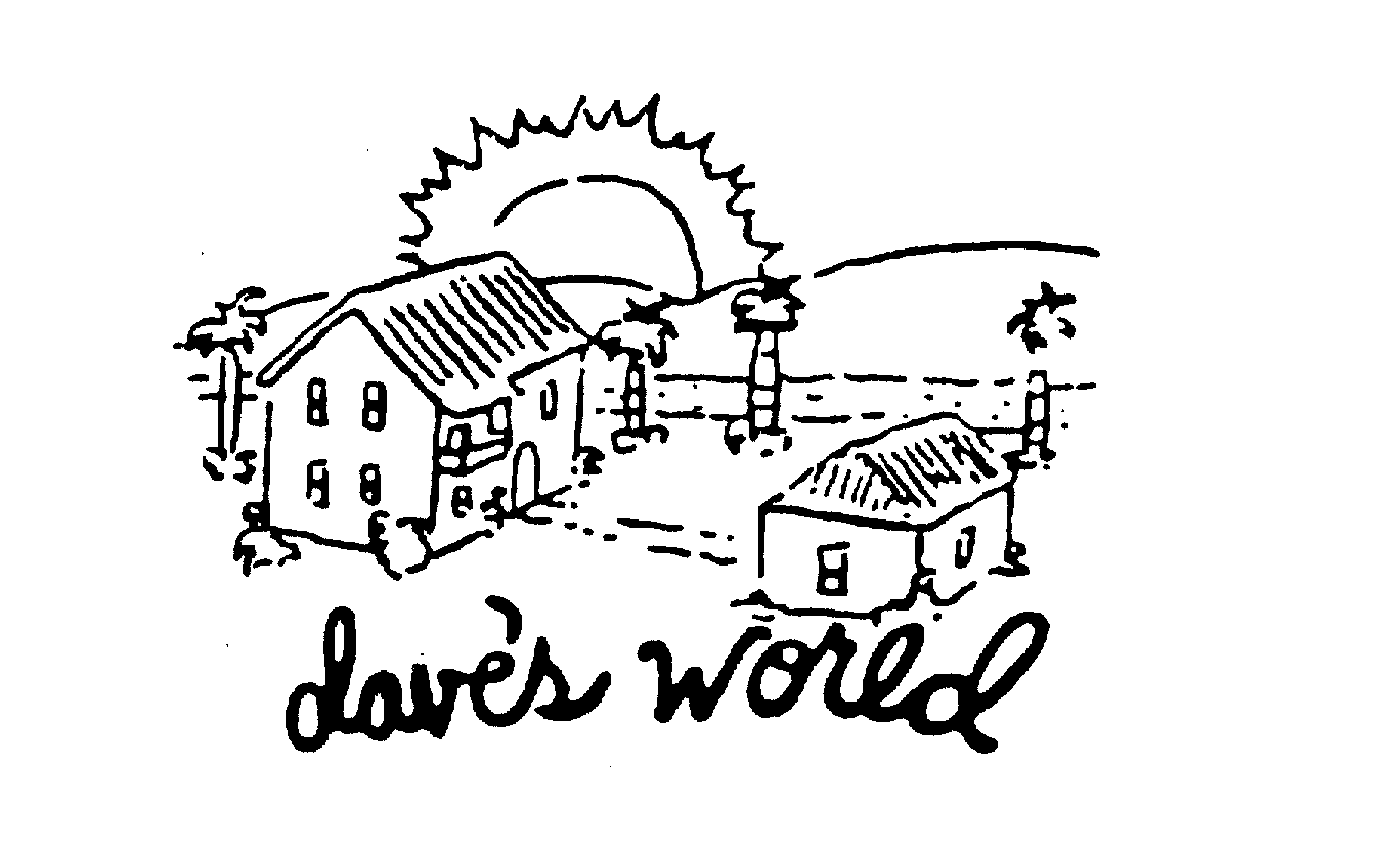 Trademark Logo DAVE'S WORLD