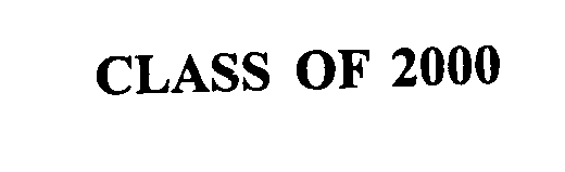 Trademark Logo CLASS OF 2000