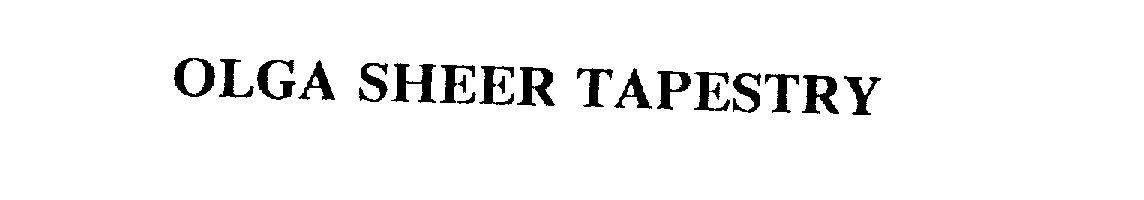 Trademark Logo OLGA SHEER TAPESTRY