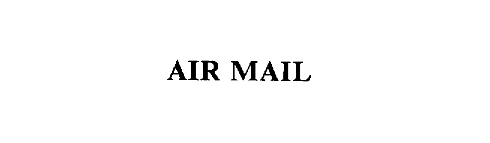 Trademark Logo AIR MAIL