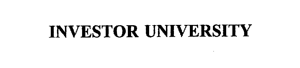 INVESTOR UNIVERSITY