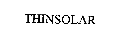  THINSOLAR