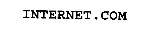 Trademark Logo INTERNET.COM
