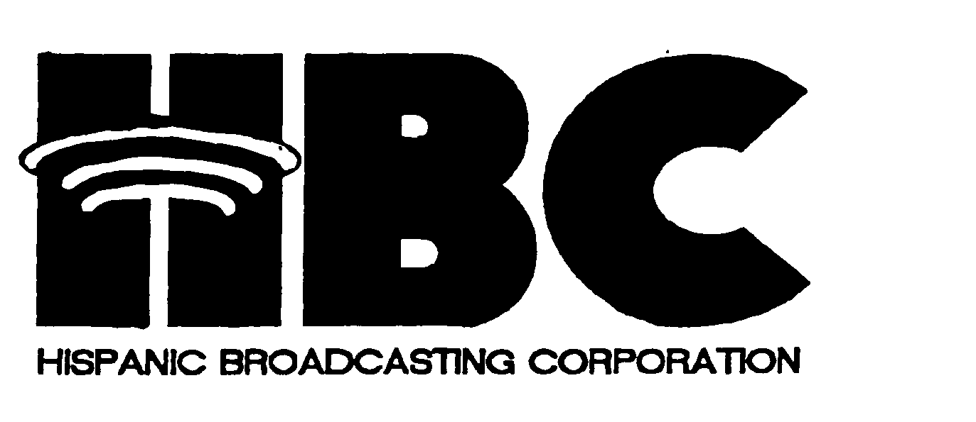 Trademark Logo HBC HISPANIC BROADCASTING CORPORATION