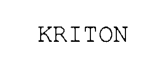 Trademark Logo KRITON