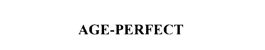 Trademark Logo AGE-PERFECT