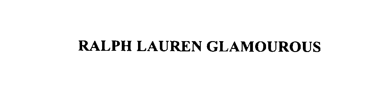 Trademark Logo RALPH LAUREN GLAMOUROUS