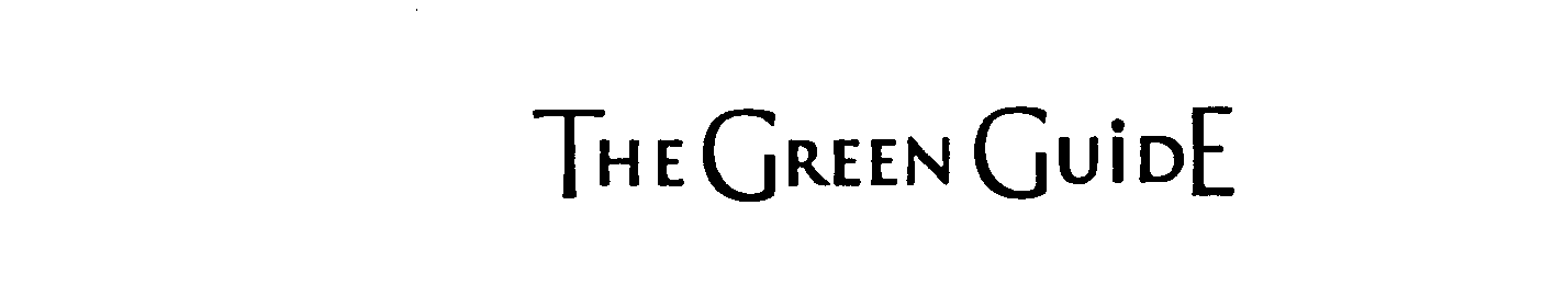  THE GREEN GUIDE