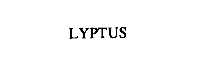 Trademark Logo LYPTUS