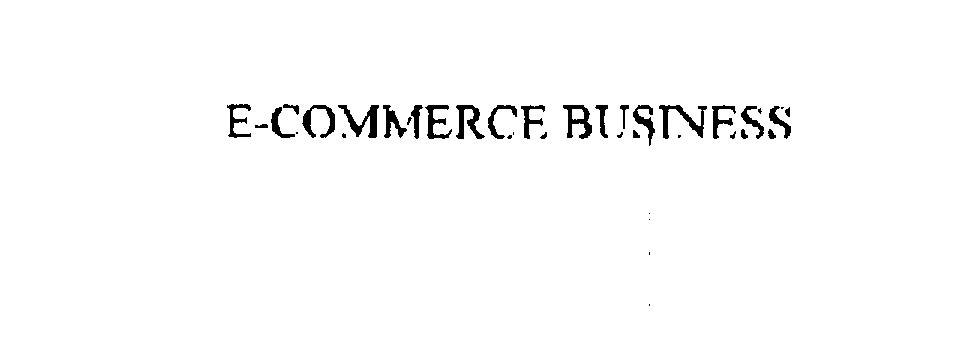  E-COMMERCE BUSINESS