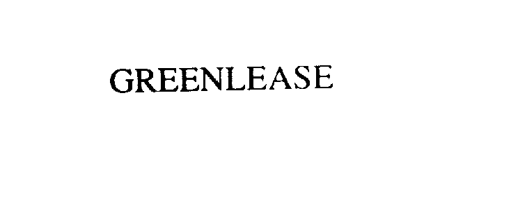 Trademark Logo GREENLEASE