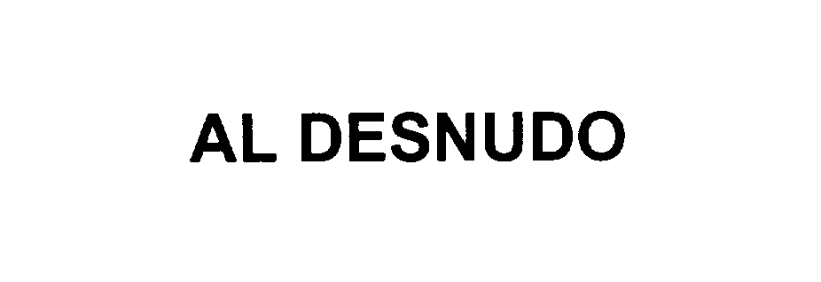 Trademark Logo AL DESNUDO