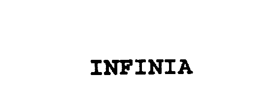 Trademark Logo INFINIA