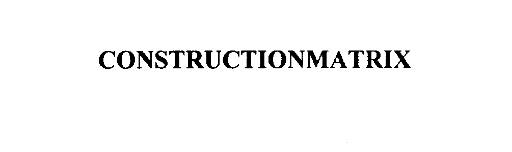  CONSTRUCTIONMATRIX