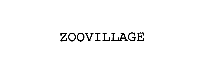 Trademark Logo ZOOVILLAGE