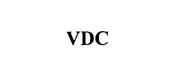Trademark Logo VDC