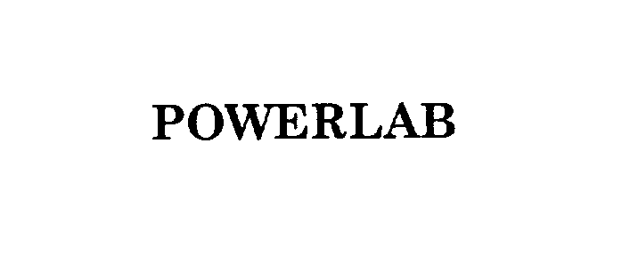 Trademark Logo POWERLAB