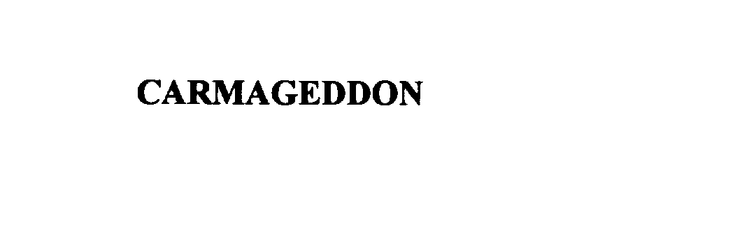 Trademark Logo CARMAGEDDON