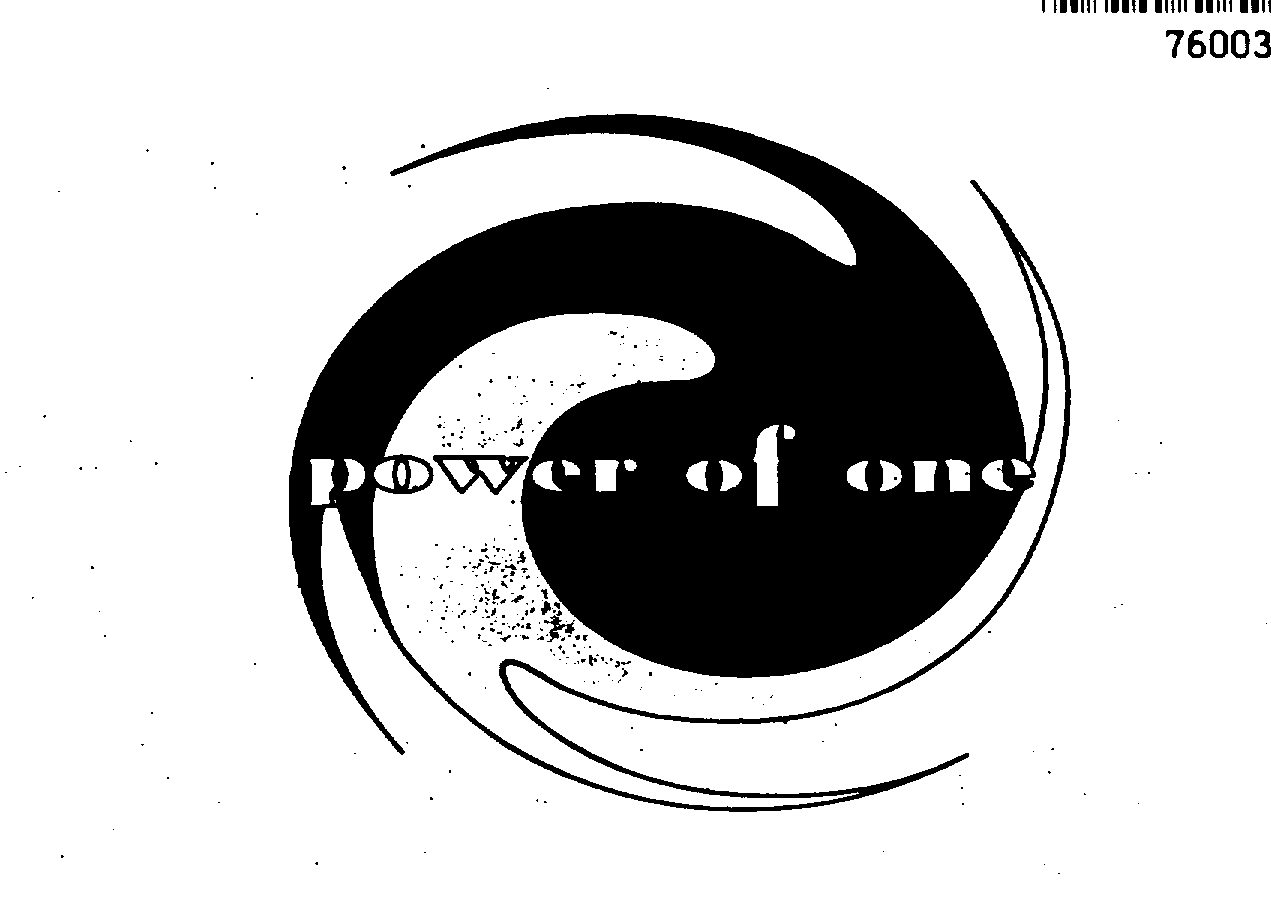 Trademark Logo POWER OF ONE