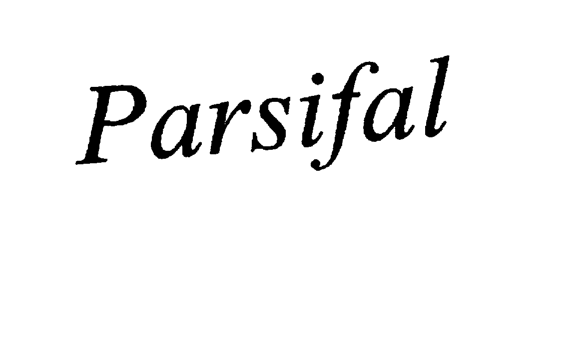Trademark Logo PARSIFAL