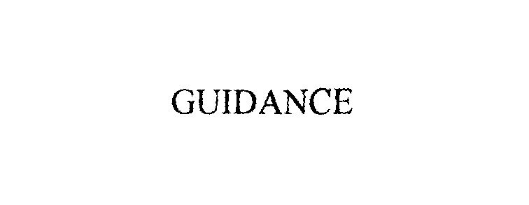 GUIDANCE