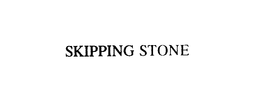Trademark Logo SKIPPING STONE