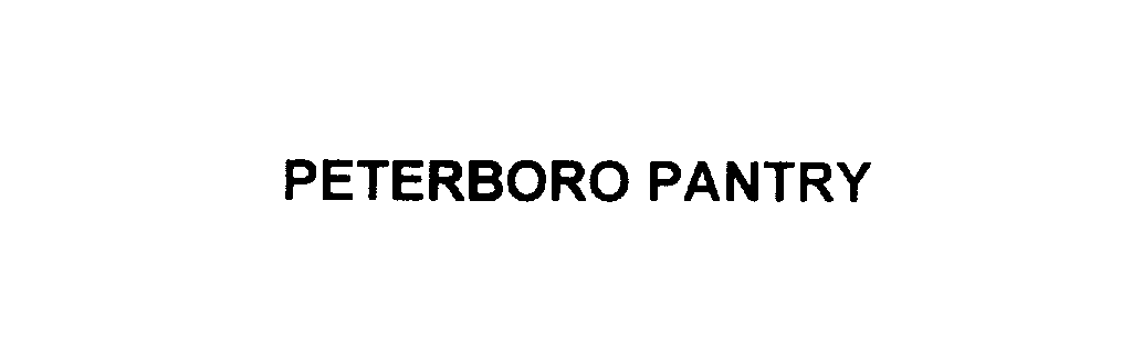 PETERBORO PANTRY