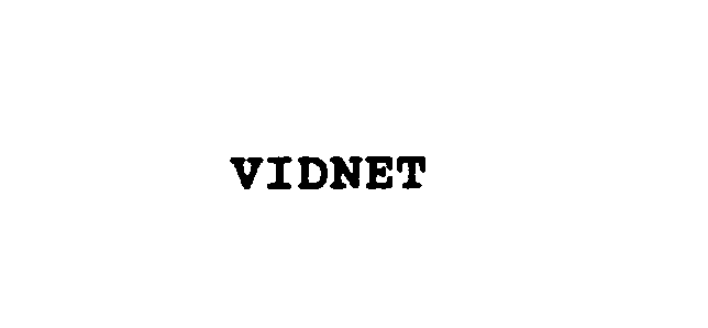 Trademark Logo VIDNET