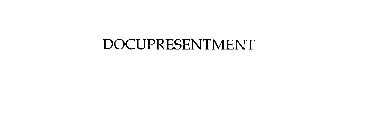 Trademark Logo DOCUPRESENTMENT