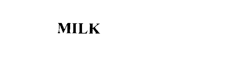 Trademark Logo MILK