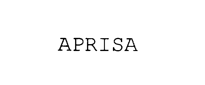 Trademark Logo APRISA